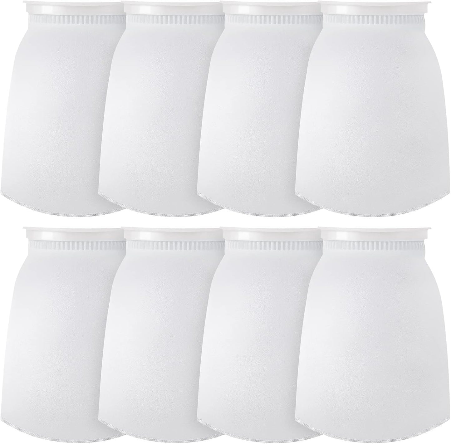 8 Pcs 7 Inch Ring Filter Socks for Freshwater and Saltwater Tanks