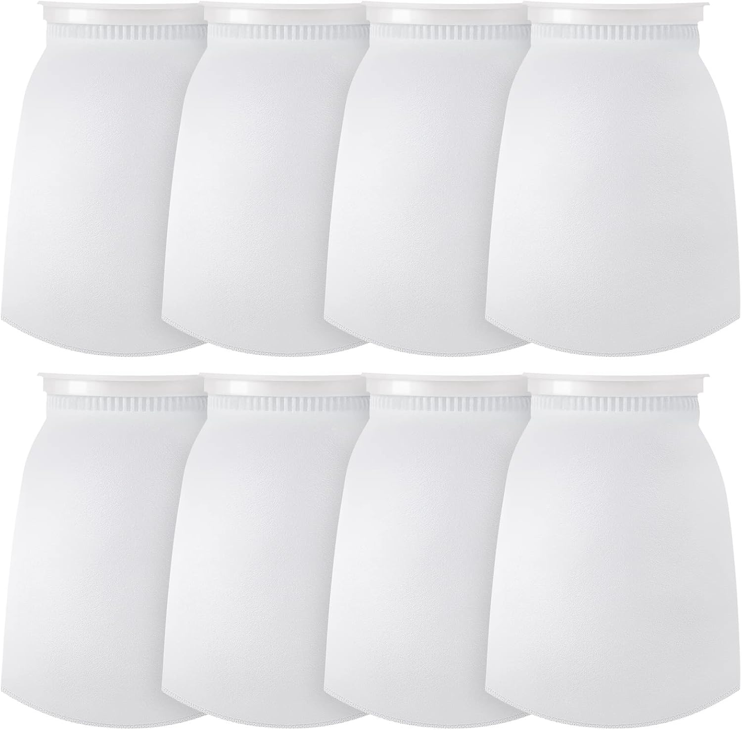 8 Pcs 7 Inch Ring Filter Socks for Freshwater and Saltwater Tanks
