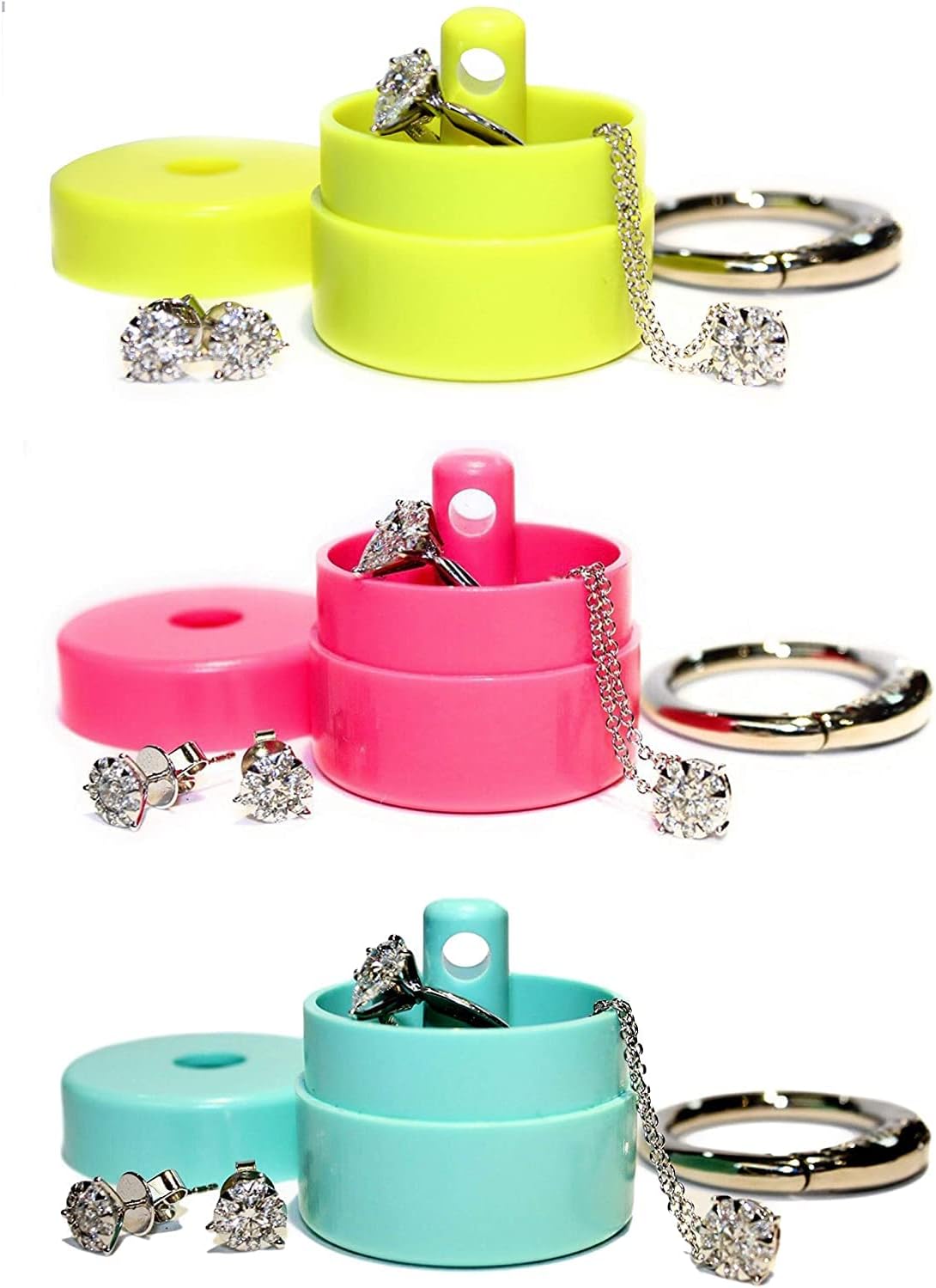 Lion Latch Travel Jewelry Box Case for Women and Girls