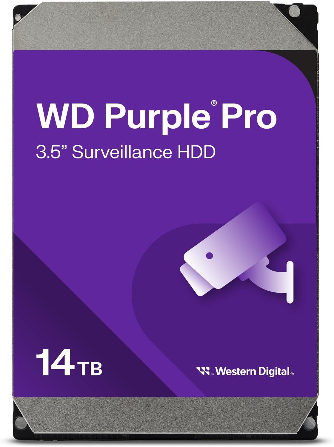 Western Digital 14TB WD Purple Pro Surveillance HDD for Security