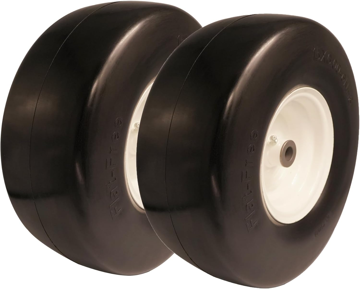 15x6.00-6 Flat Free Tire for Zero Turn Lawn Mower Use