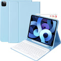 Magnetic Bluetooth Keyboard & Pencil Holder for 11 iPad - Sky Blue