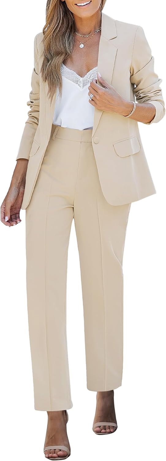 Luvamia Women's Two Piece Sets for Business Casual Outfits