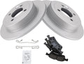 TRQ Rear Brake Pad & Rotor Kit Compatible with 2002-2006 Mini Cooper
