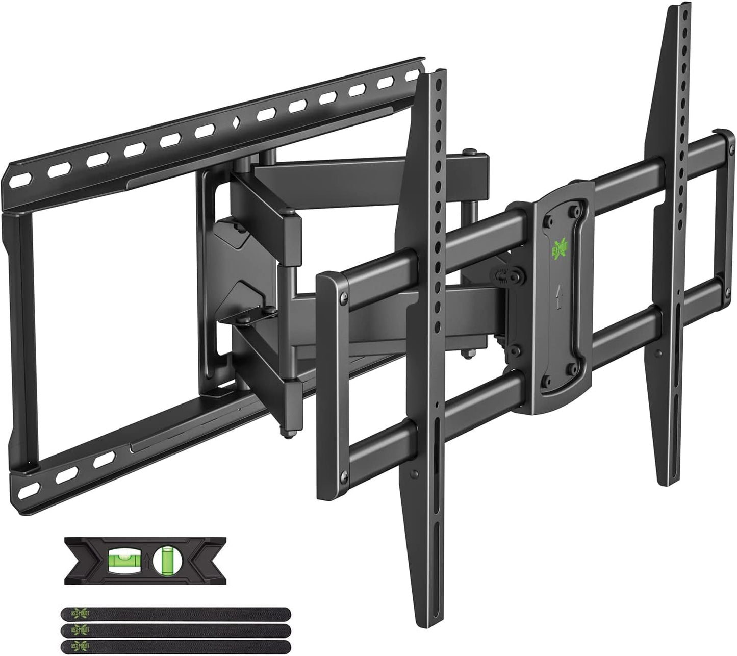 USX MOUNT Full Motion TV Wall Mount: Swivel, Tilt, Pre-Assembled