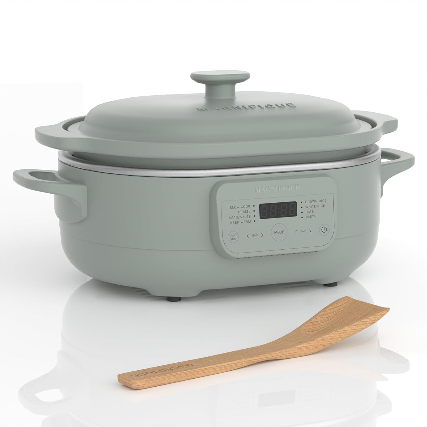 MAGNIFIQUE 4 Quart Claypot Multi-Cooker: 8-in-1 Versatility