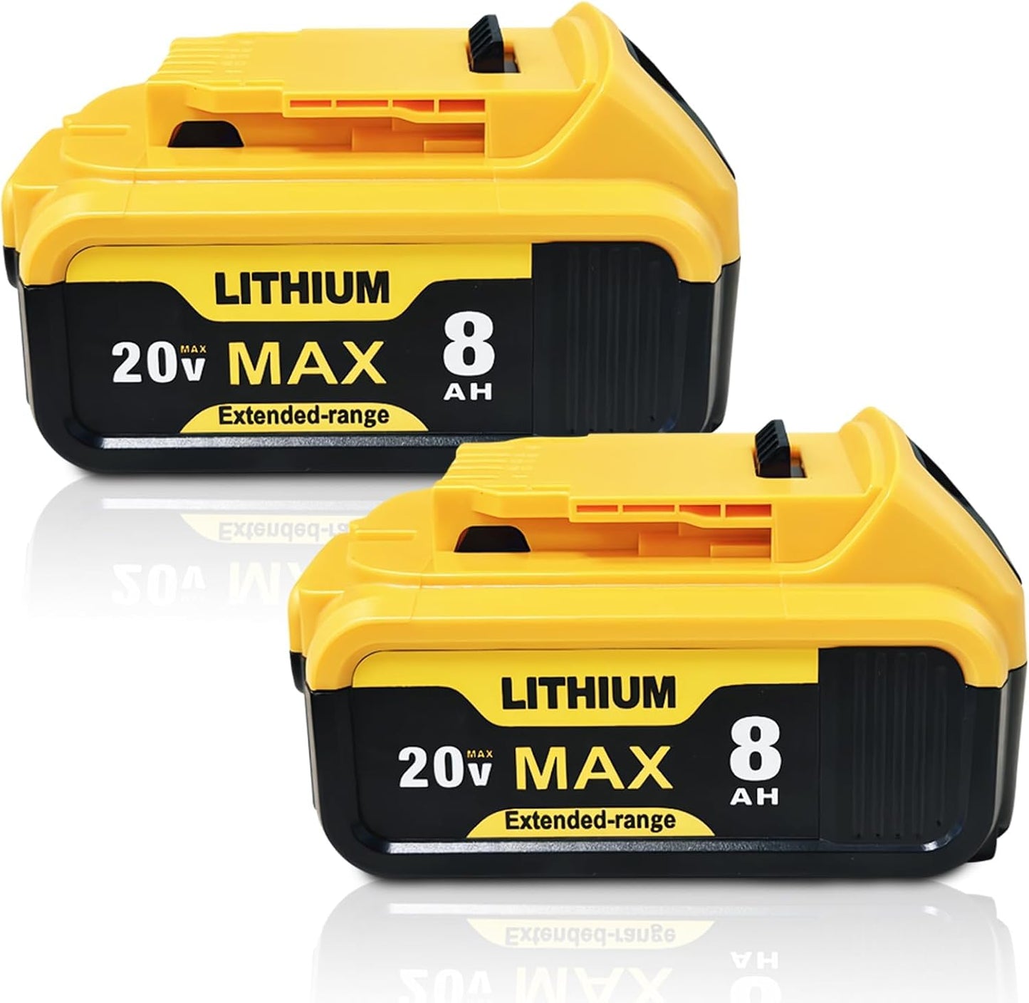 8000mAh Replacement Dewalt 20V MAX Battery Pack for Tools