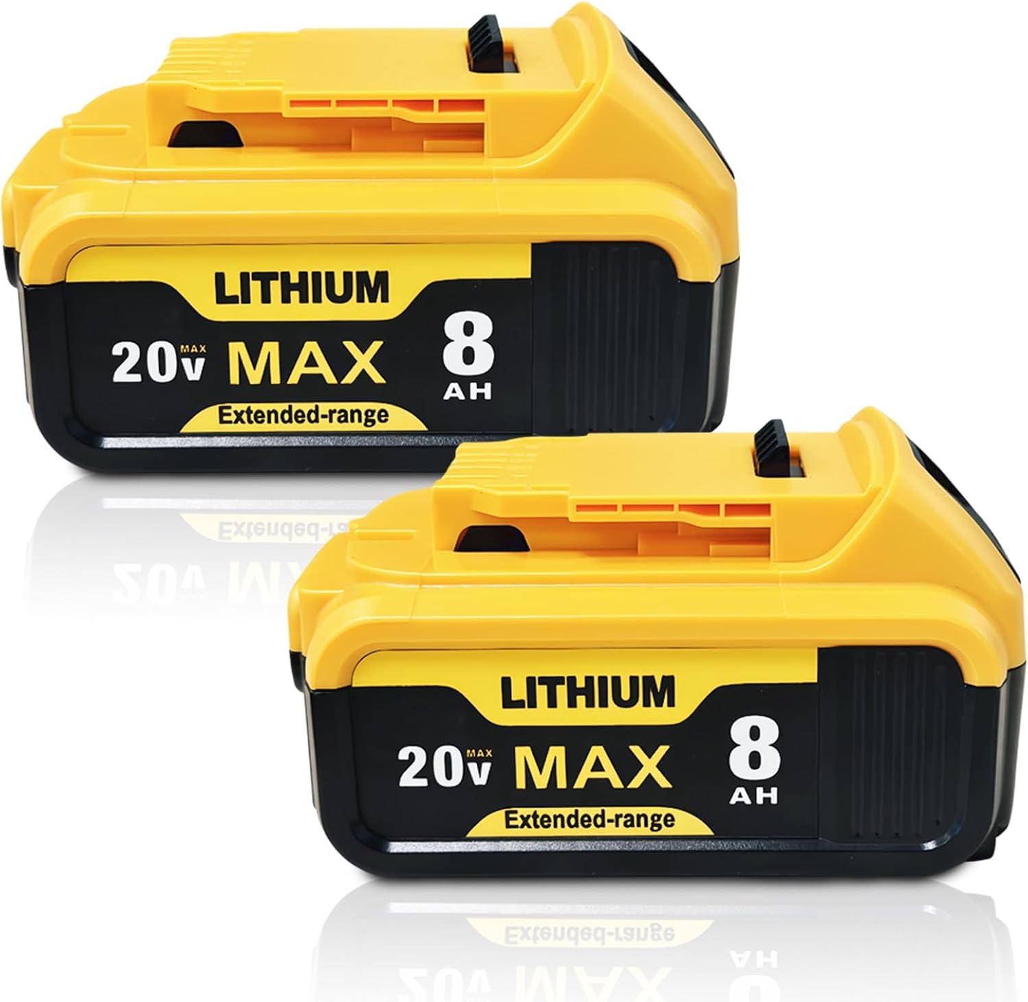 8000mAh Replacement Dewalt 20V MAX Battery Pack for Tools
