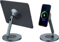 Magnetic iPad Stand for Desk - 2-in-1 MagSafe Phone Charger