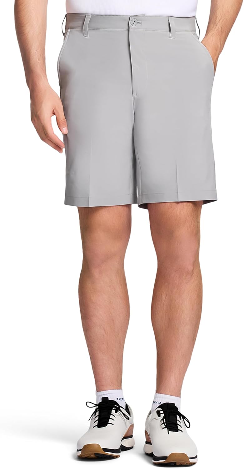 IZOD Mens Golf Swingflex Stretch Straight Fit Shorts for Comfort