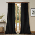 StangH Velvet Blackout Curtains 102 in Long 2 Panels - Thick Thermal