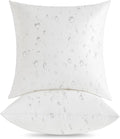 Outdoor Pillow Inserts 26x26 Pack of 2 - Waterproof, Supportive Fill