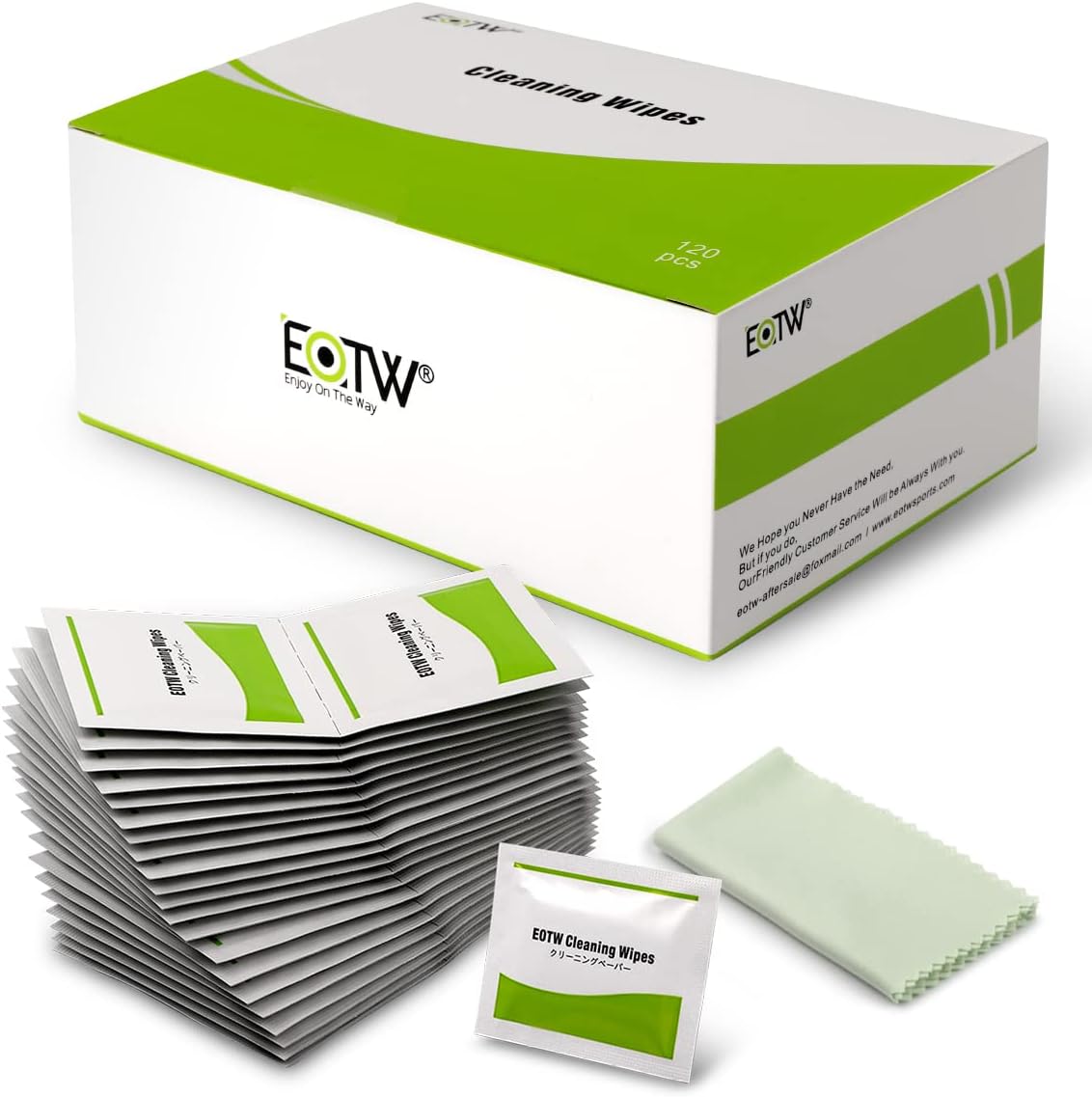 EOTW Individually Wrapped Screen Wipes - Pack of 120