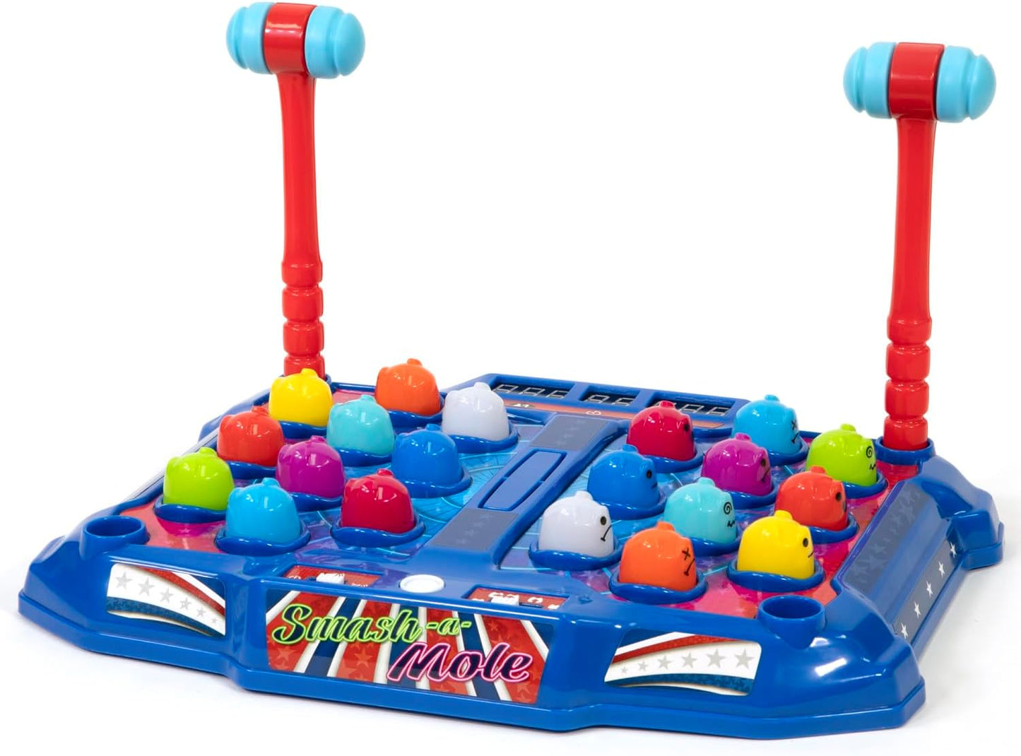 Retro Arcade Smash-A-Mole Tabletop Game for Fun Family Play