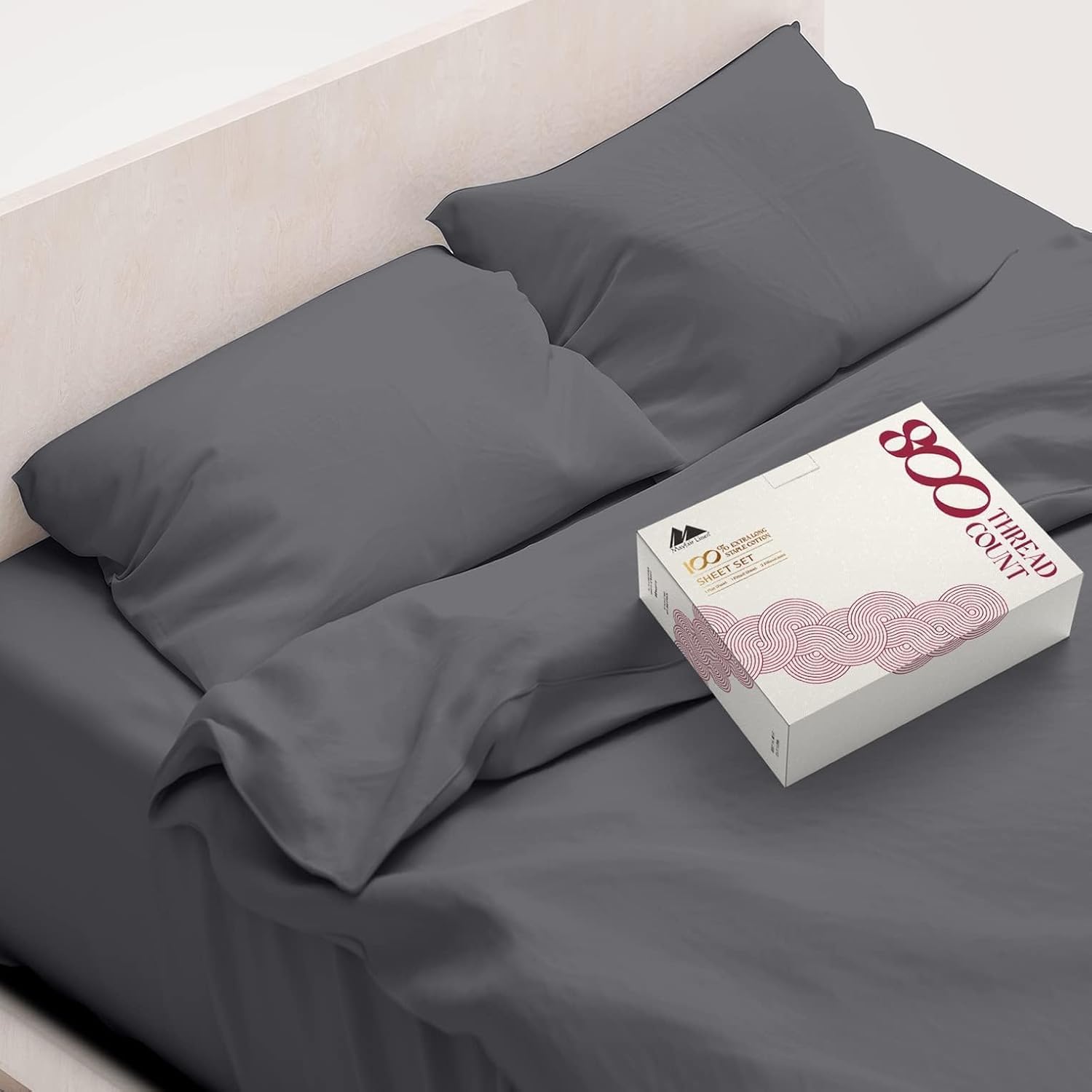 Premium 100% Egyptian Cotton Twin Sheets for Ultimate Comfort