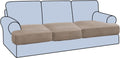 H.VERSAILTEX Stretch 3 Piece T Cushion Sofa Slipcovers - Thick