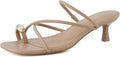CUSHIONAIRE Maui Strappy Womens Sandals with Kitten