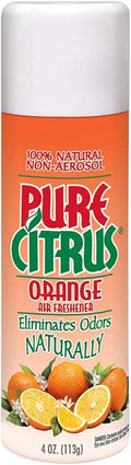 Pure Citrus Spray 4 Oz. Air Freshener, Orange - Natural Odor Control