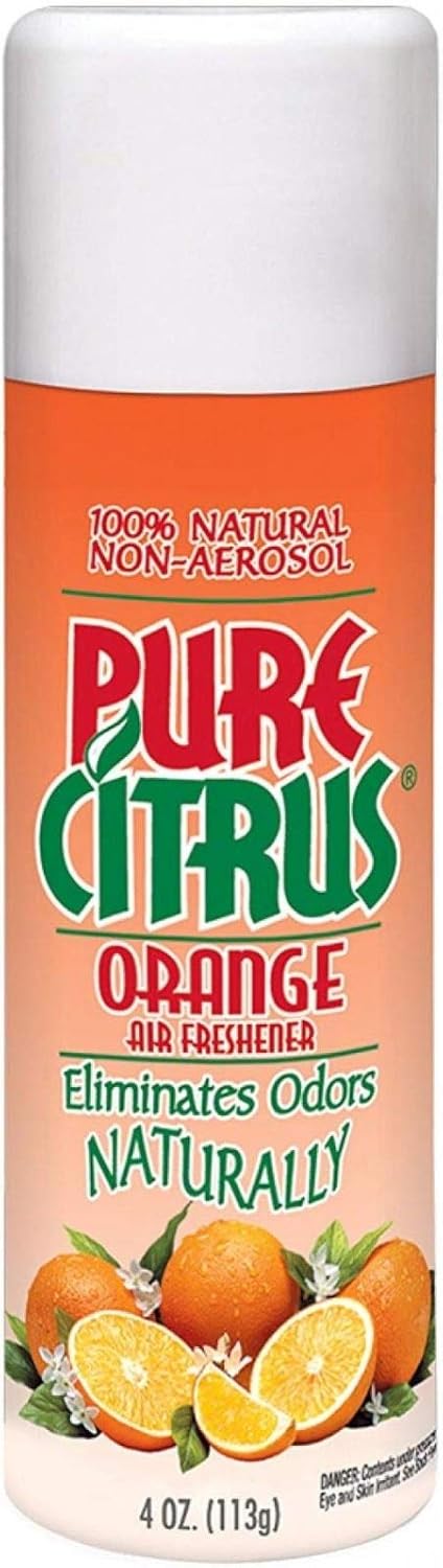 Pure Citrus Spray Air Freshener 4 Oz. Orange Scent Pack of 6