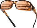 DUCO Polarized Wraparound Fitover Sunglasses for Men Women - UV400