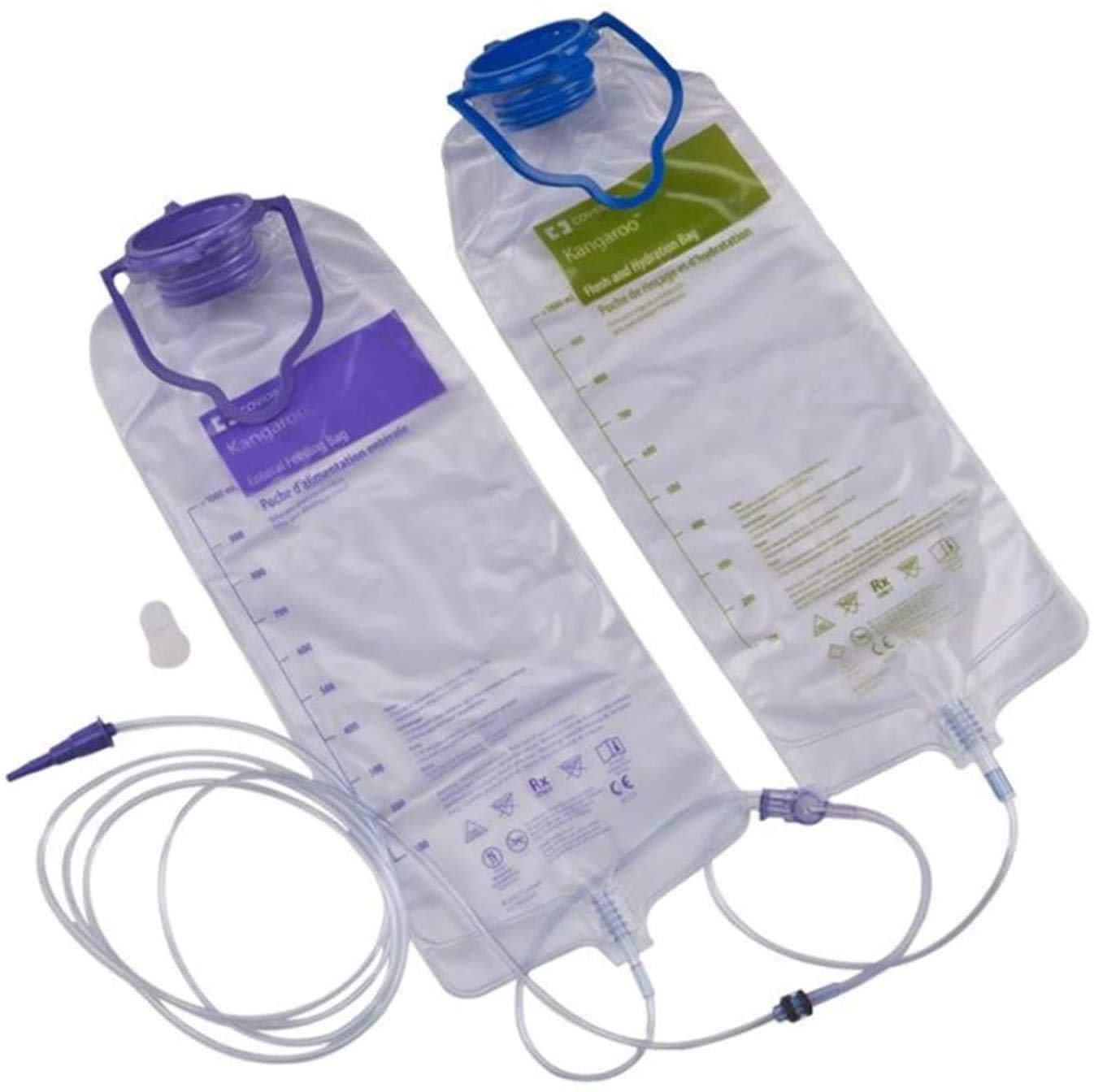 epump 1000ml with Flush Feeding Bag 30 Count for Easy Use