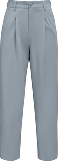 Arach&Cloz Women's Stretch Wrinkle-Free Comfort Ankle Work Pants