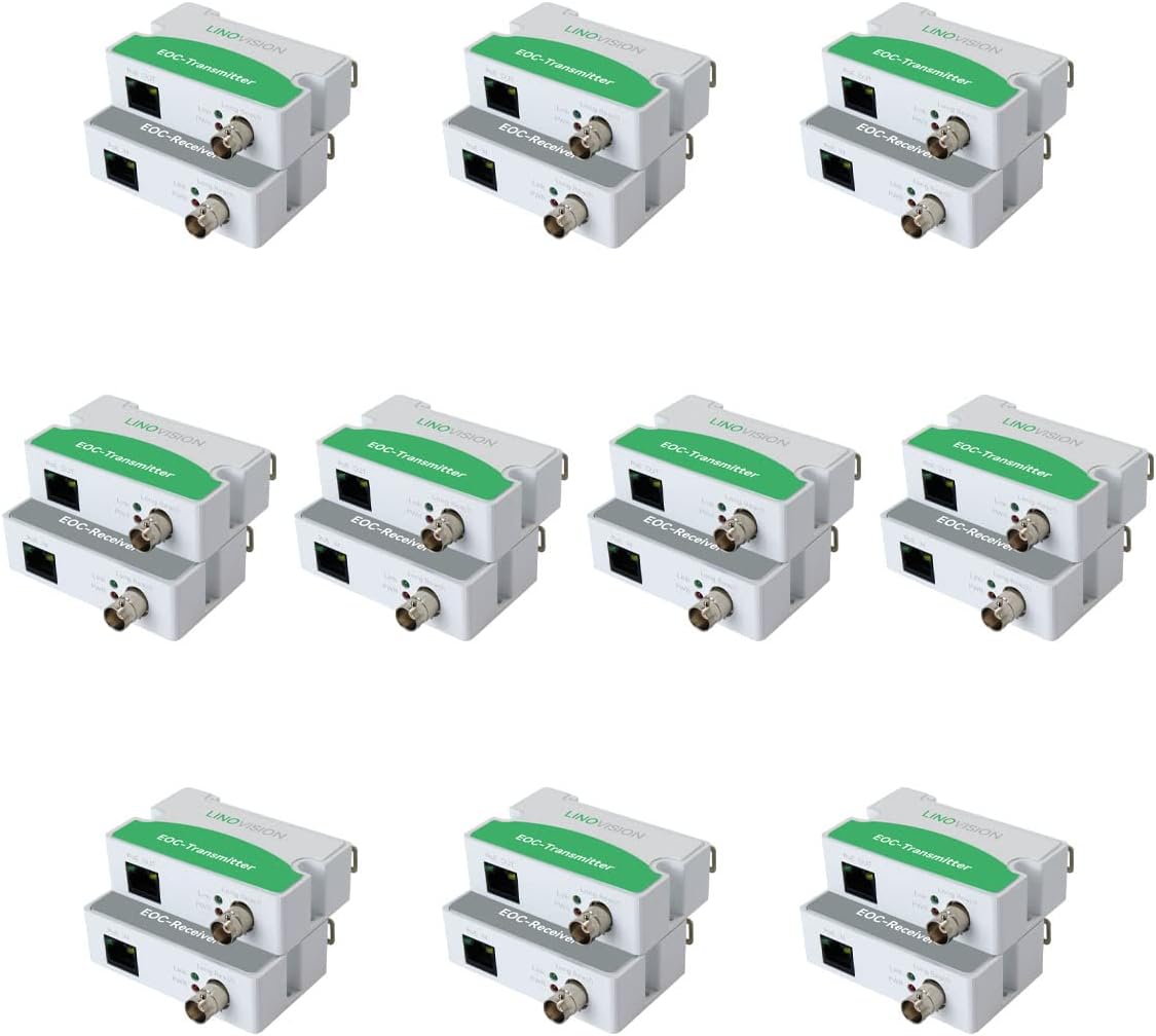 LINOVISION POE Over Coax EOC Converter for IP Surveillance System