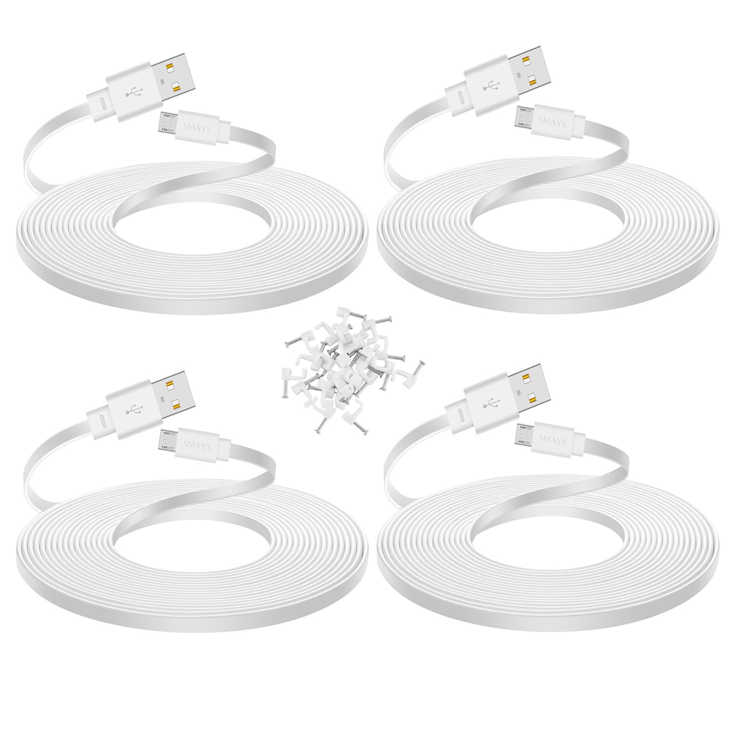 Stay Connected: Smays 25ft Extension Cable 4-Pack
