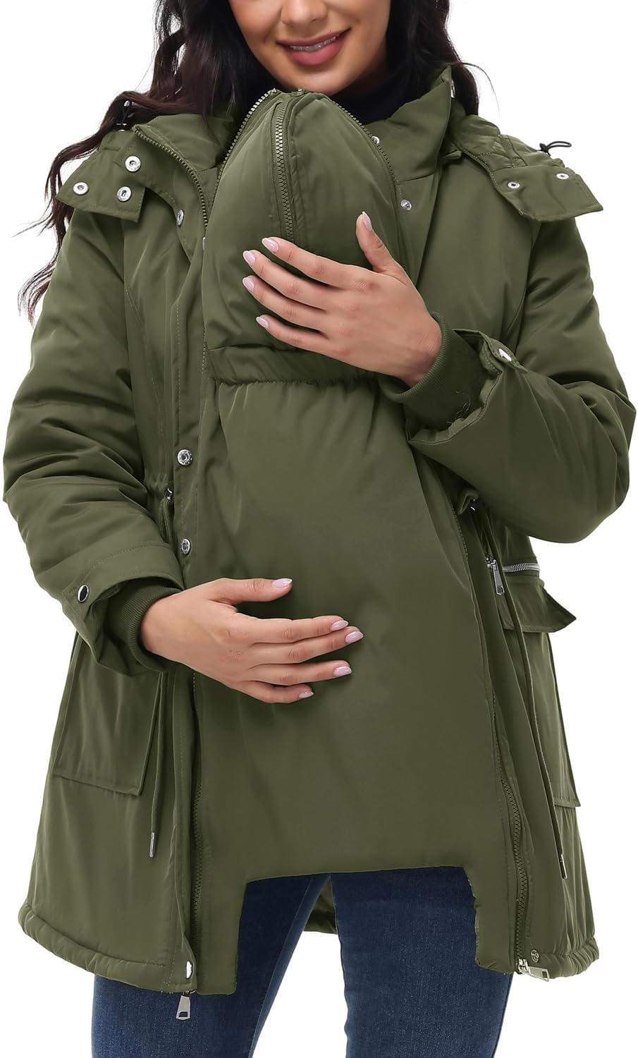 Maacie Maternity 3 in 1 Winter Coat for Cozy Warmth