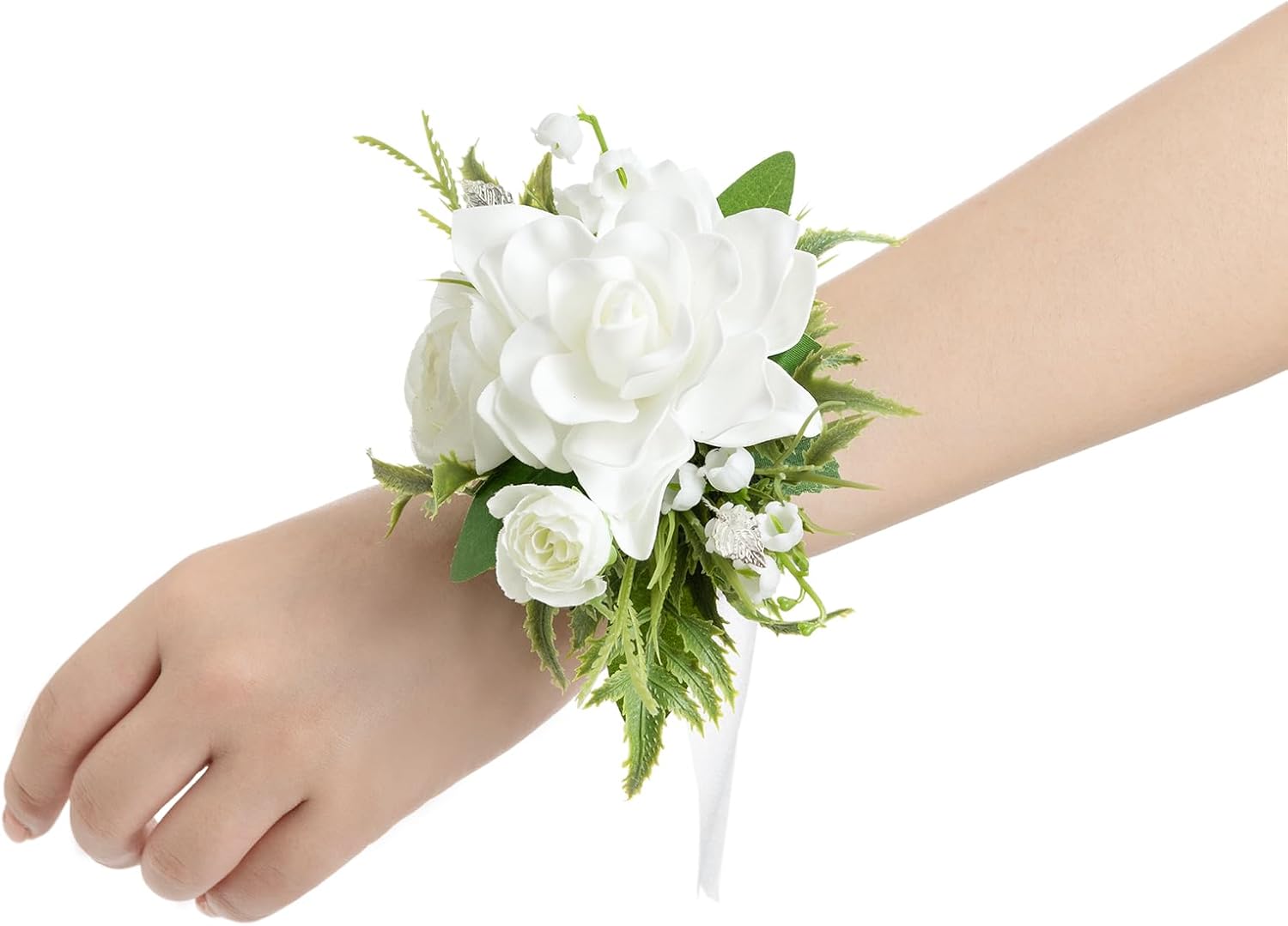 Ling's Moment Wedding Wrist Corsage Set of 6 for Special Events