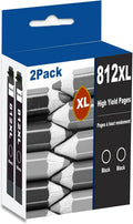 Remanufactured 812XL Ink Cartridge Replacement - High Yield Black
