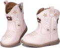Baby Cowboy Boots for Boys Girls - Round Toe Mid Calf Infant Fit