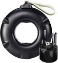 MOGICS Bagel Black Universal Power Strip - Compact Travel Essential