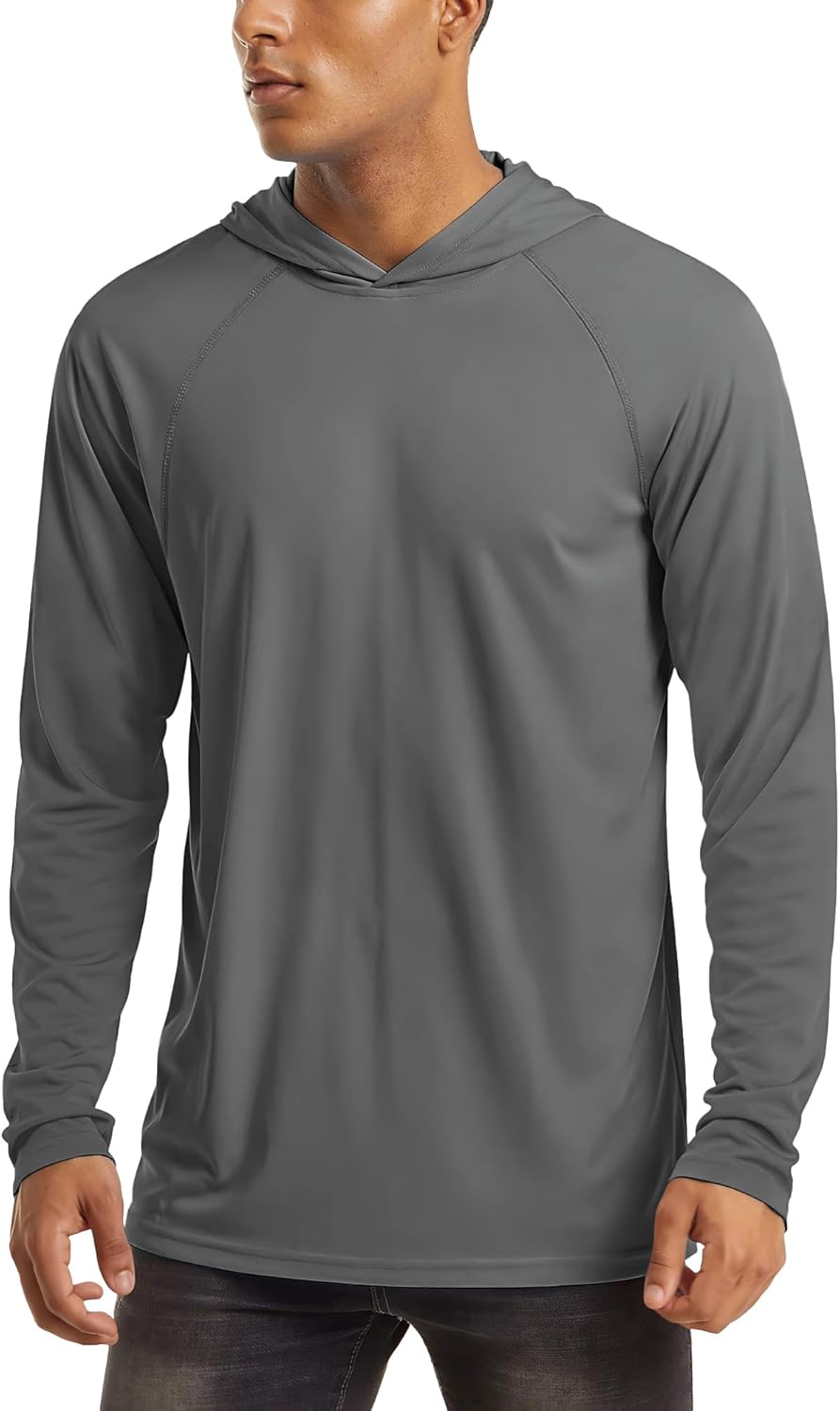 MAGCOMSEN Men's Hooded UPF 50+ Sun Protection T Shirts