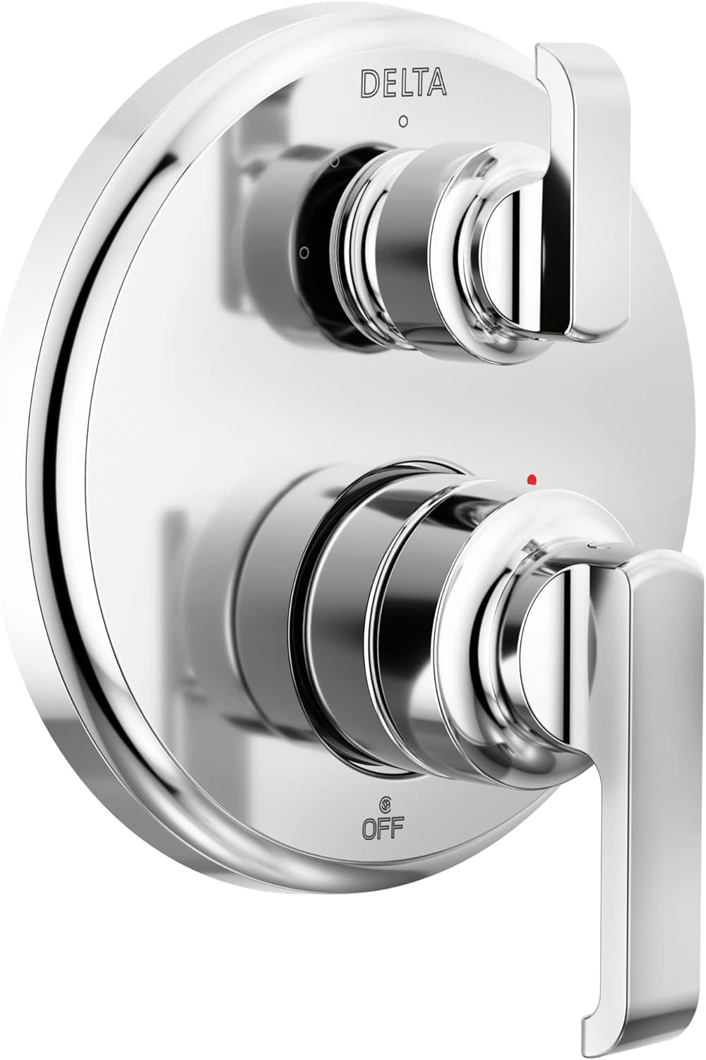 Delta Tetra Shower Handle Trim Kit with 3-Way Diverter Chrome