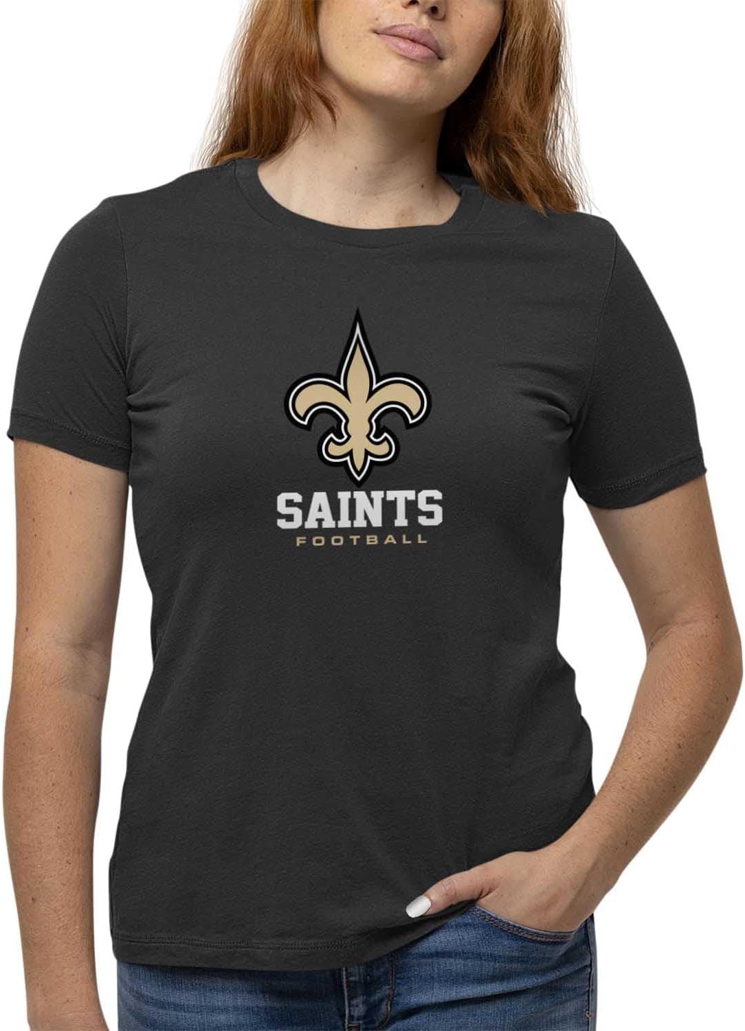 New Orleans Saints Women's NFL Ultimate Fan Logo T-Shirt