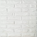 Art3d 19.7 in x 19.7 in PVC 3D Wall Panel Brick - Pack of 12