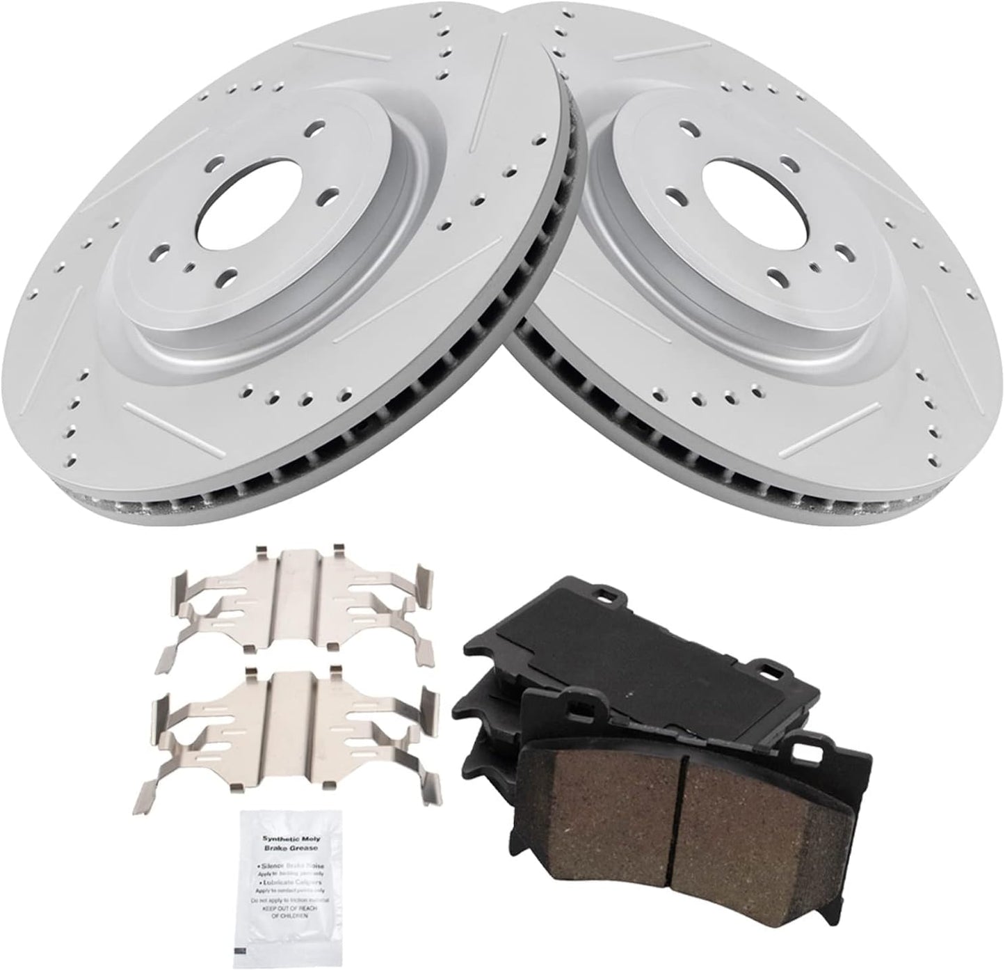 TRQ Front Ceramic Brake Pad & Performance Rotor Kit Review
