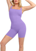 Popilush Shapewear Jumpsuit Square Neck Romper - Tummy Control