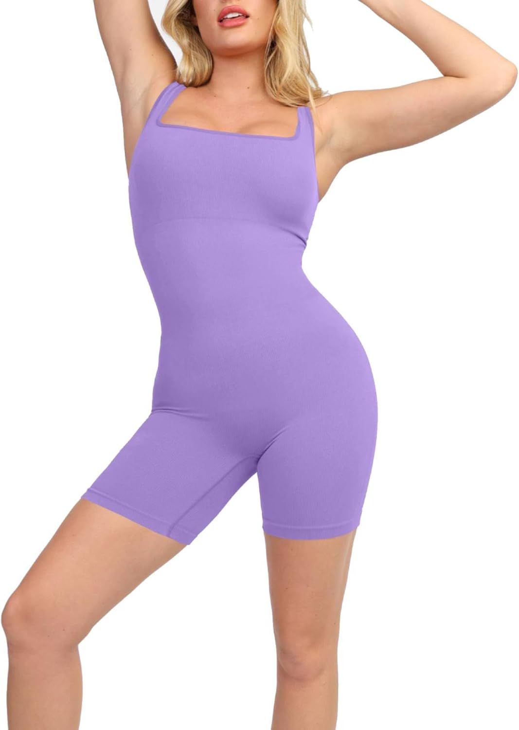 Popilush Shapewear Jumpsuits with Built-in Bra for Women