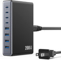 GaN IV 200W USB C Charger Hub - Fast Charge Laptop & Devices - LanLuk
