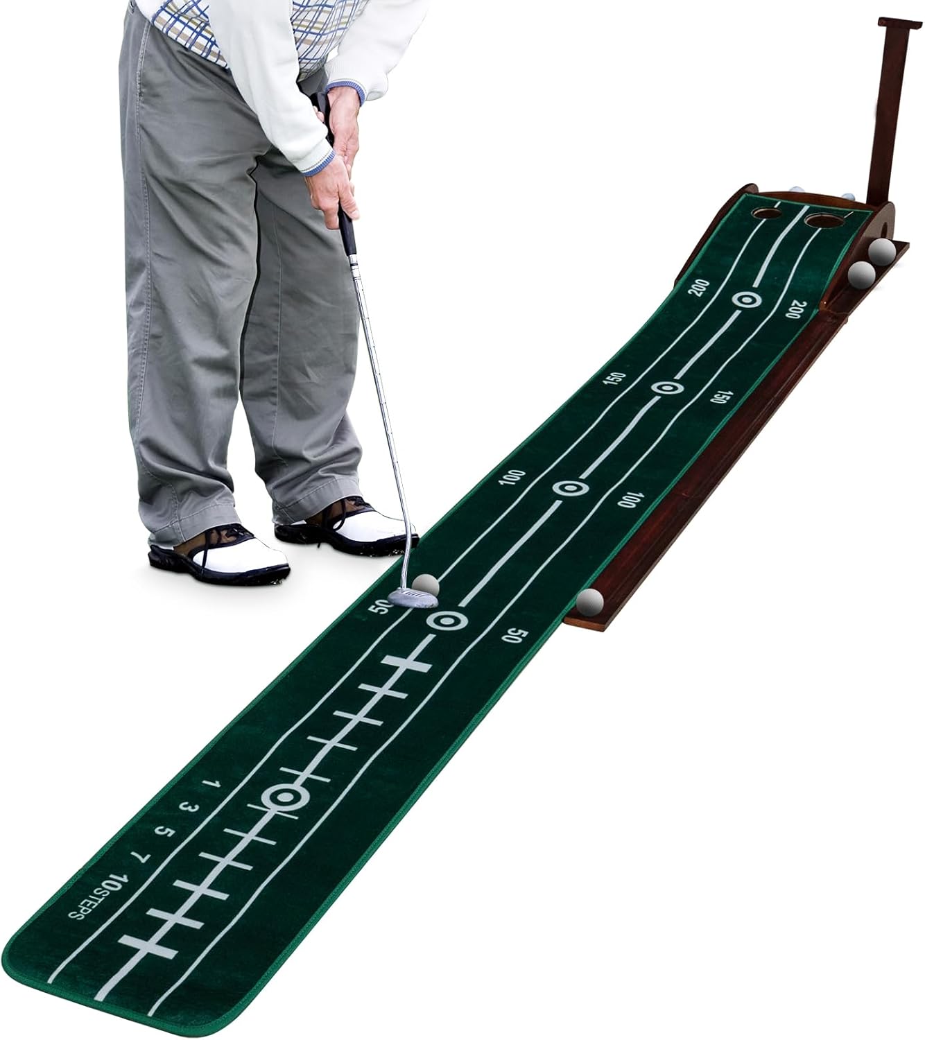 Automatic Ball Return Putting Mat by Wowtron