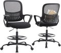 DUMOS Drafting Chair - Ergonomic Tall Office Chair for Comfort