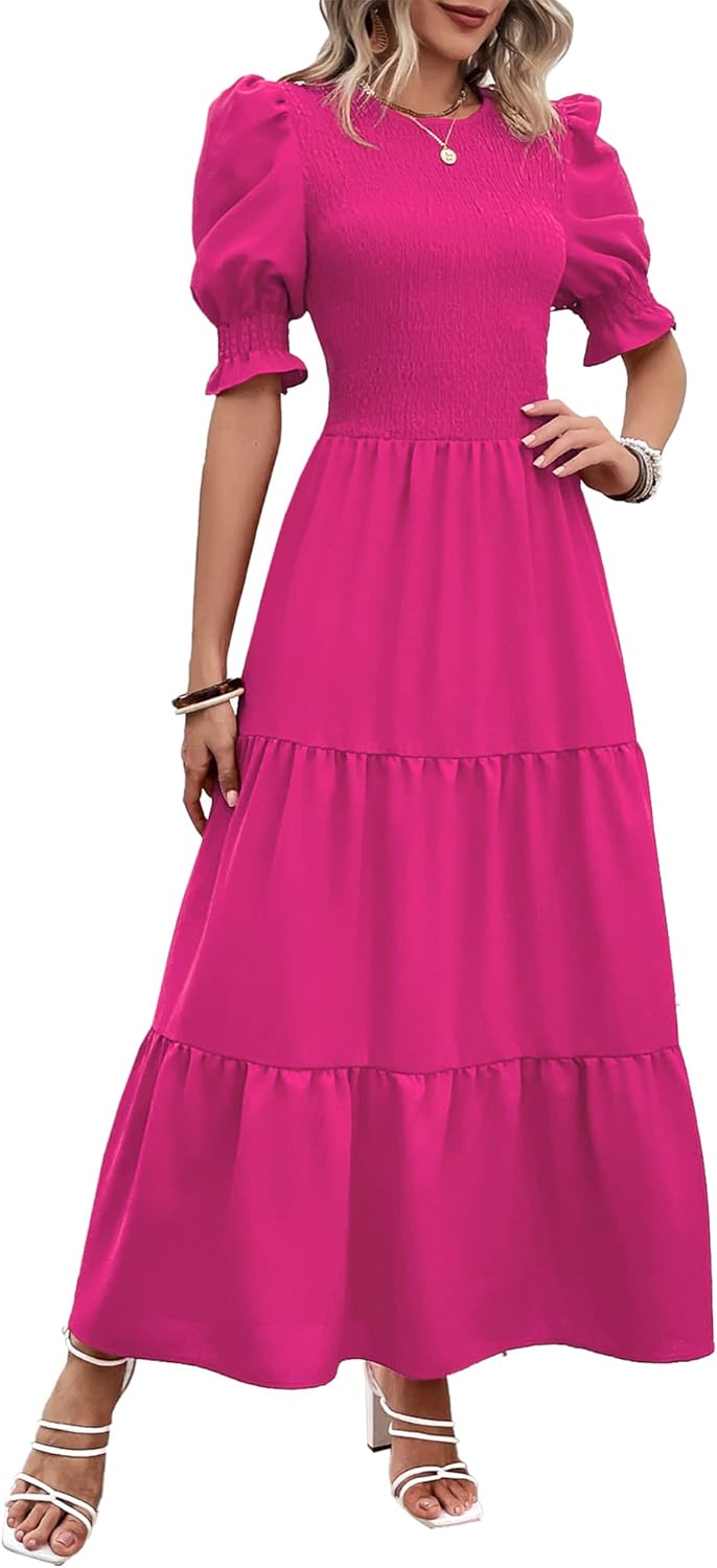 BTFBM Women Casual Summer Dresses for Spring and Beach Fun