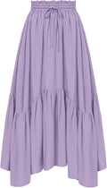 Scarlet Darkness Women's Maxi Skirt with Stylish Pockets
