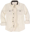 Men's Sherpa Lined Fleece Plaid Shirt Jacket - All Sherpa Lined Warmth