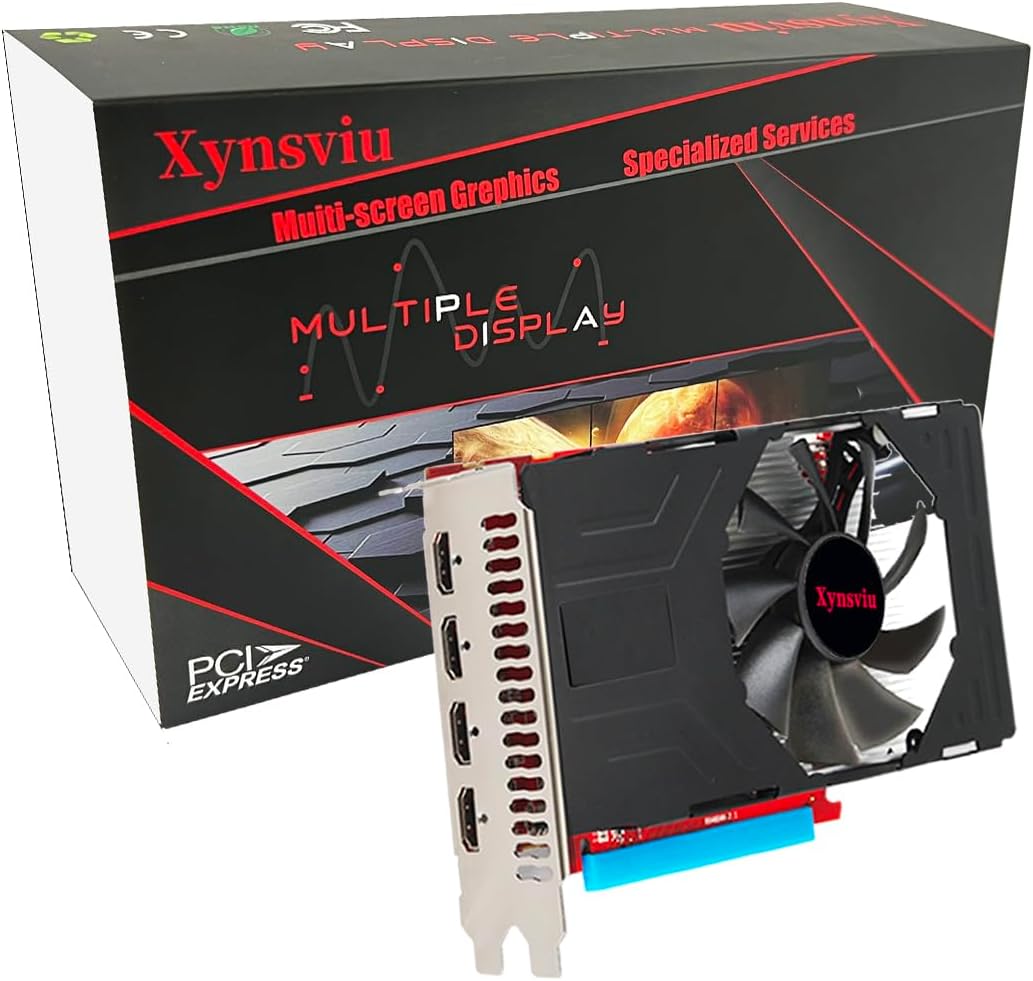 Astonishing 4 HDMI Display Radeon RX560 GPU