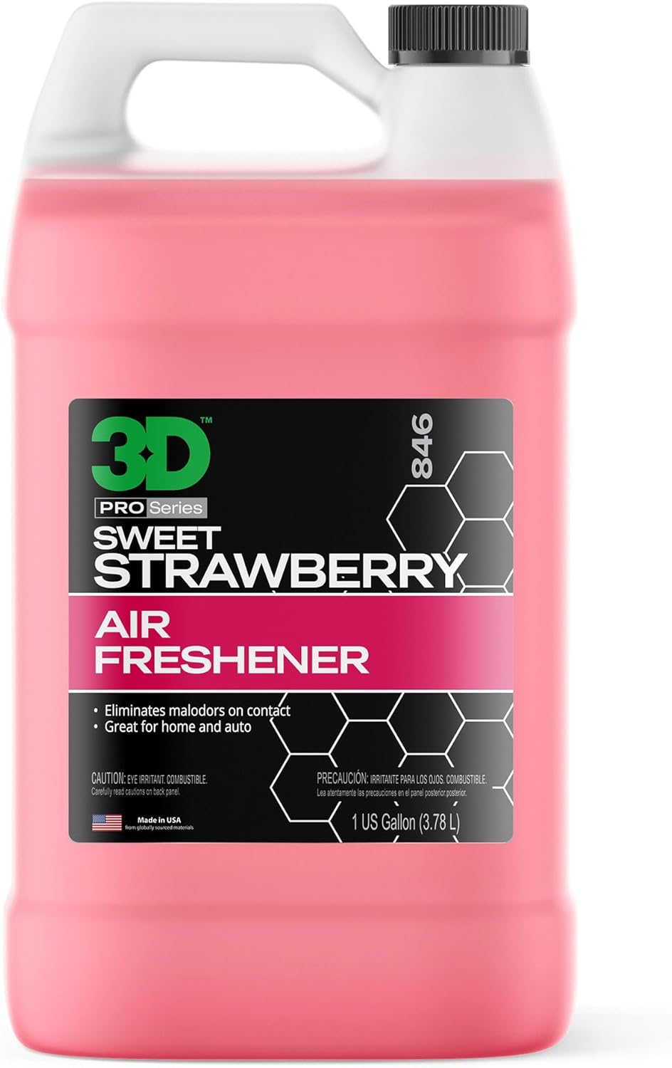 3D Water Based Odor Eliminator - Sweet Strawberry Air Freshener