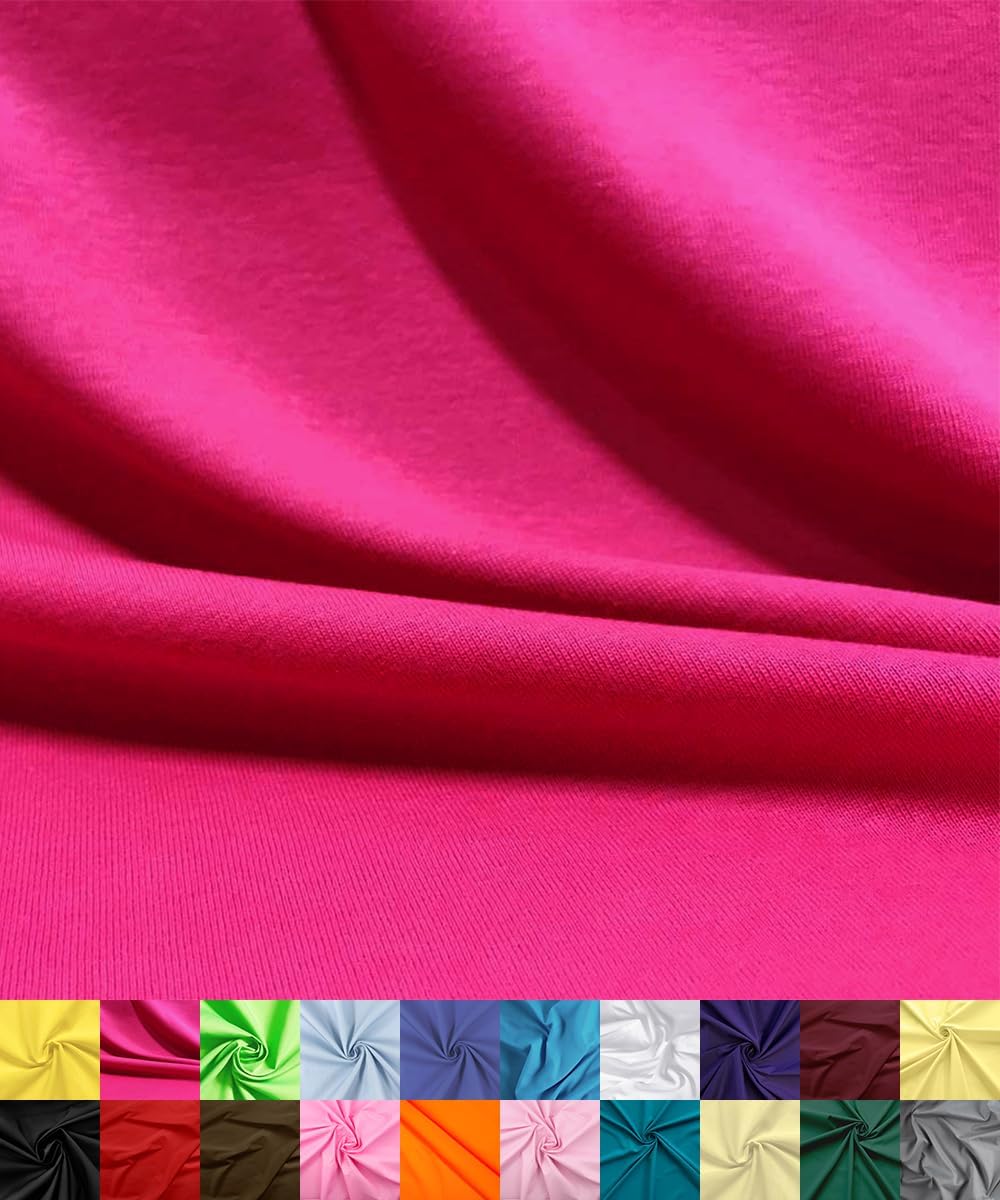 Barcelonetta Poly Cotton Fabric for Sewing - Lightweight Broadcloth