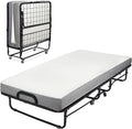 Milliard Diplomat Folding Bed with Mattress - Compact Guest Cot